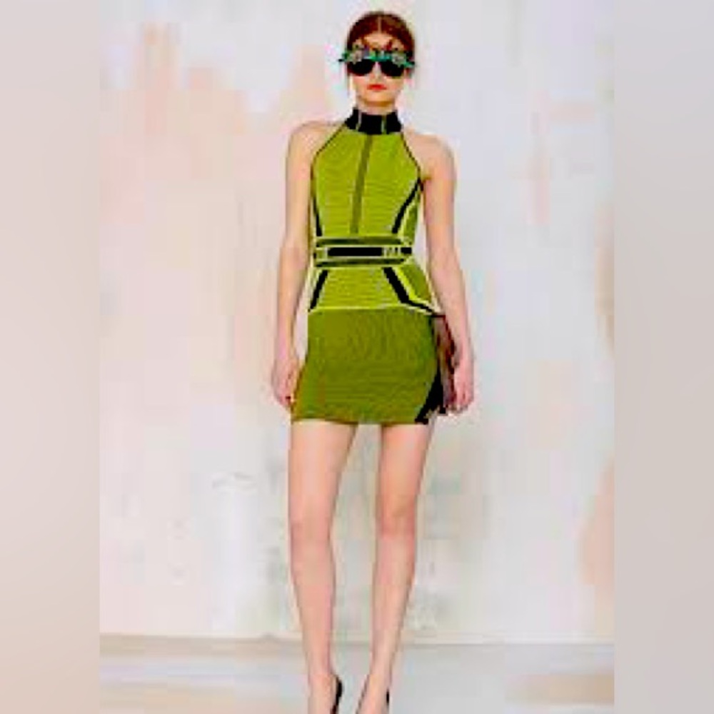 Cyberpunk Digital Knit Dress